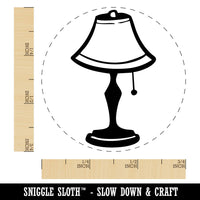 Classic Desk Lamp with Shade and Pull String Self-Inking Rubber Stamp Crafting