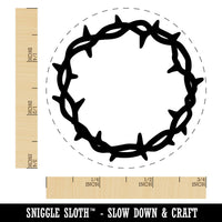 Crown of Thorns Jesus Christ Christianity Easter Self-Inking Rubber Stamp