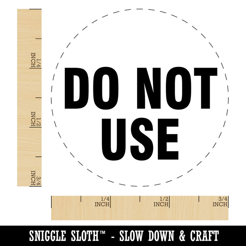 Do Not Use Inventory Management Manufacturing Label Self-Inking Rubber Stamp for Planner