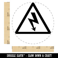 Electrical Hazard Risk Warning Danger Sign Self-Inking Rubber Stamp Crafting