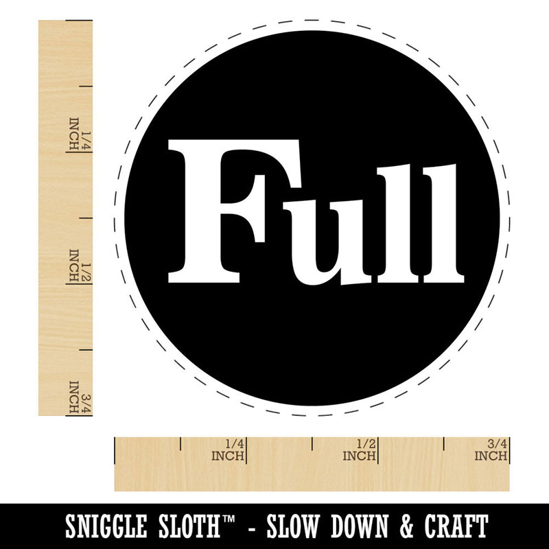 Full Indicator Status Circle Self-Inking Rubber Stamp Crafting Planners