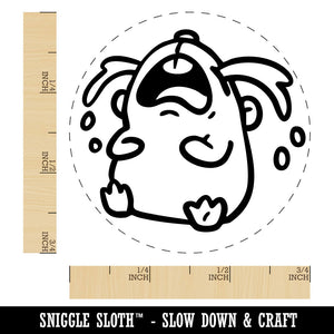 Sad Crying Bawling Gerbil Hamster Rodent Critter Pet Self-Inking Rubber Stamp