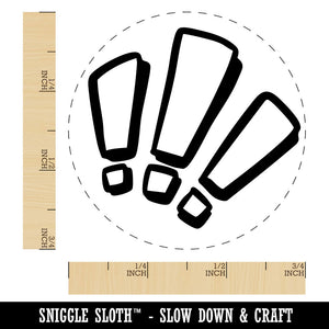 Shocked Surprised Startled Triple Exclamation Marks Self-Inking Rubber Stamp