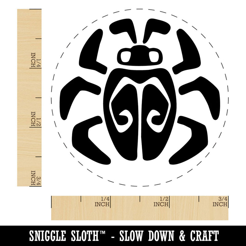 Tribal Southwestern Bug Insect Beetle Self-Inking Rubber Stamp Crafting Planners