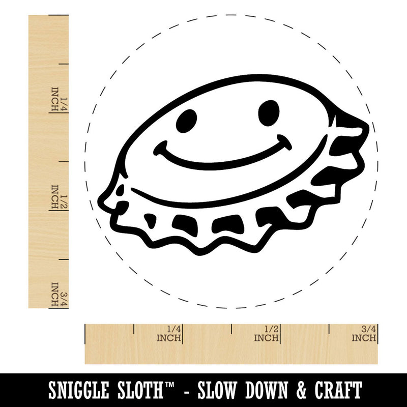 Cartoon Bottle Cap Soda Smiley Face Self-Inking Rubber Stamp for Stamping Ink Stamper Crafting Planners