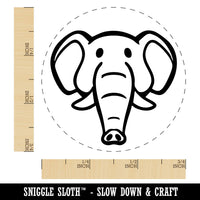 Cute Cartoon Elephant Head Trunk Self-Inking Rubber Stamp for Stamping Ink Stamper Crafting Planners