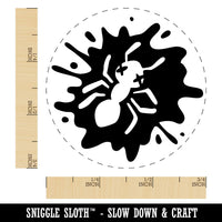 Dead Bug Squished Splatter Ant Insect Self-Inking Rubber Stamp for Stamping Ink Stamper Crafting Planners