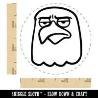 Disappointed Bald Eagle Frown America Self-Inking Rubber Stamp for Stamping Ink Stamper Crafting Planners