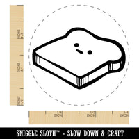Existential Crisis Slice of Bread Toast Self-Inking Rubber Stamp for Stamping Ink Stamper Crafting Planners
