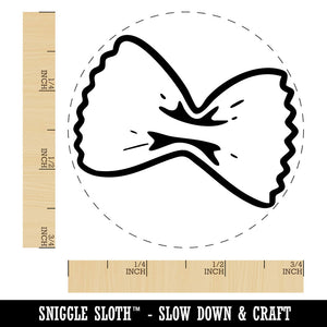 Farfalle Bow Tie Butterfly Pasta Self-Inking Rubber Stamp for Stamping Ink Stamper Crafting Planners