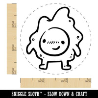 Fried Egg Kawaii Cute Sunny Side Up Self-Inking Rubber Stamp for Stamping Ink Stamper Crafting Planners