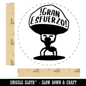 Gran Esfuerzo Great Effort Spanish Ant School Strong Teacher Stamp Self-Inking Rubber Stamp for Stamping Ink Stamper