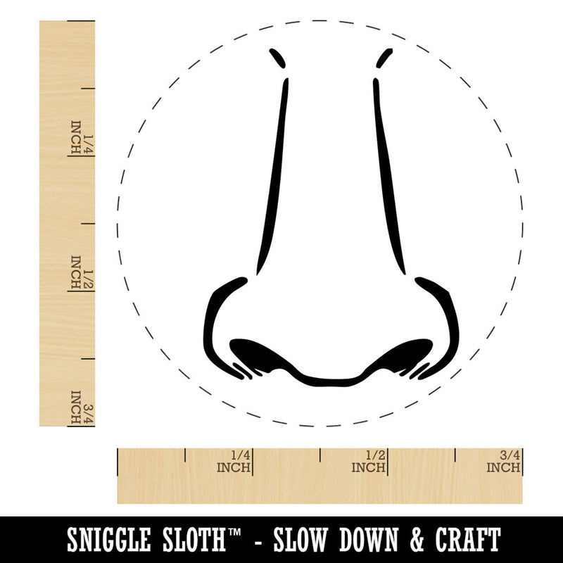 Human Nose Nostril Body Part Face Self-Inking Rubber Stamp for Stamping Ink Stamper Crafting Planners