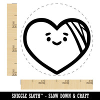 Hurt Heart Bandage Recover Relationship Self-Inking Rubber Stamp for Stamping Ink Stamper Crafting Planners