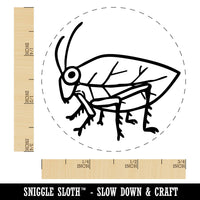 Katydid Insect Bug Grasshopper Self-Inking Rubber Stamp for Stamping Ink Stamper Crafting Planners