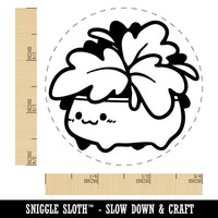 Potted Plant Creature Cute Kawaii Gardening Self-Inking Rubber Stamp for Stamping Ink Stamper Crafting Planners