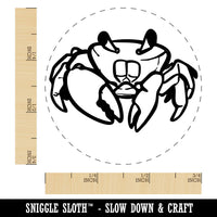 Realistic Crab Beach Seafood Shelfish Self-Inking Rubber Stamp for Stamping Ink Stamper Crafting Planners
