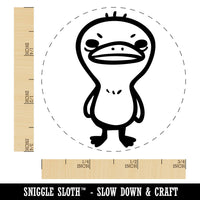 Ugly Duckling Baby Bird Duck Self-Inking Rubber Stamp for Stamping Ink Stamper Crafting Planners