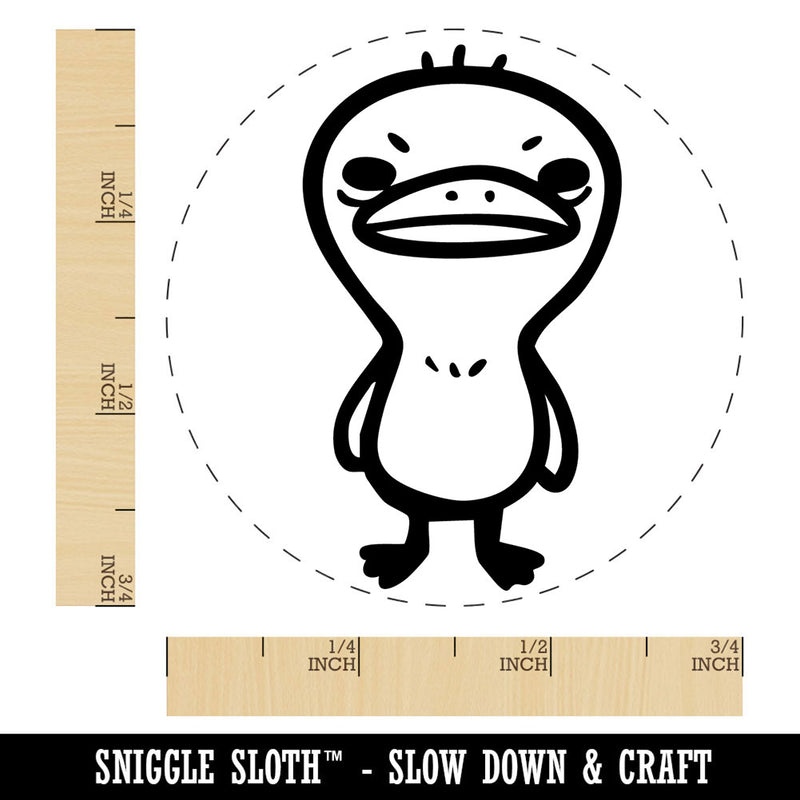 Ugly Duckling Baby Bird Duck Self-Inking Rubber Stamp for Stamping Ink Stamper Crafting Planners