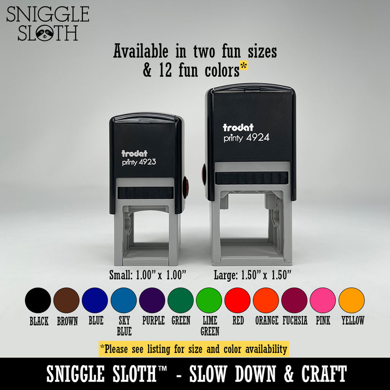 Fragile Handle with Care Self-Inking Rubber Stamp Ink Stamper
