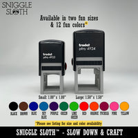 Gingko Leaves Self-Inking Rubber Stamp Ink Stamper