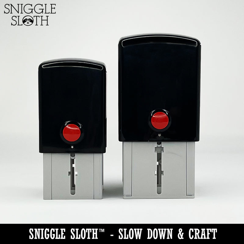 Carousel at a Carnival Fair Amusement Park Merry-Go-Round Self-Inking Rubber Stamp Ink Stamper