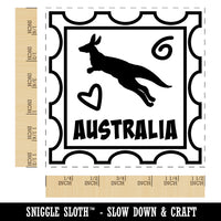 Australia Kangaroo Passport Travel Self-Inking Rubber Stamp Ink Stamper