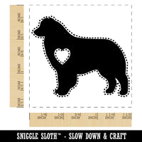 Australian Shepherd Dog Aussie with Heart Self-Inking Rubber Stamp Ink Stamper