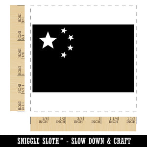 China Flag Self-Inking Rubber Stamp Ink Stamper