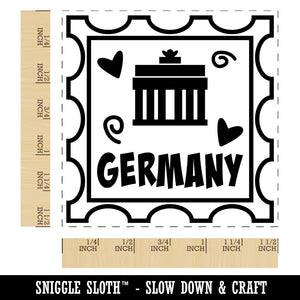 Germany Brandenburg Gate Passport Travel Self-Inking Rubber Stamp Ink Stamper