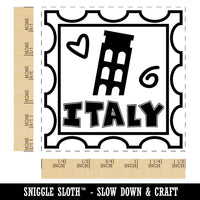 Italy Passport Travel Self-Inking Rubber Stamp Ink Stamper