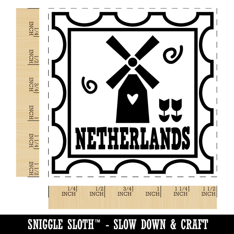 Netherlands Passport Travel Self-Inking Rubber Stamp Ink Stamper