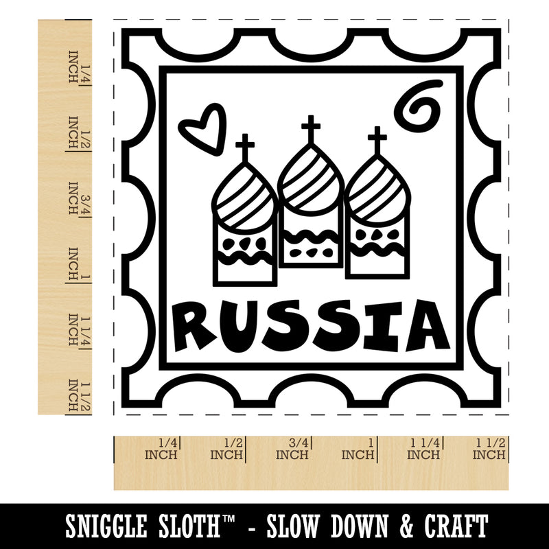 Russia Passport Travel Self-Inking Rubber Stamp Ink Stamper