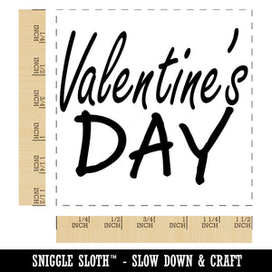 Valentine's Day Fun Text Self-Inking Rubber Stamp Ink Stamper