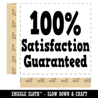 100 Percent Satisfaction Guaranteed Self-Inking Rubber Stamp Ink Stamper