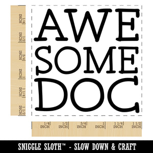 Awesome Doc Doctor Fun Text Self-Inking Rubber Stamp Ink Stamper