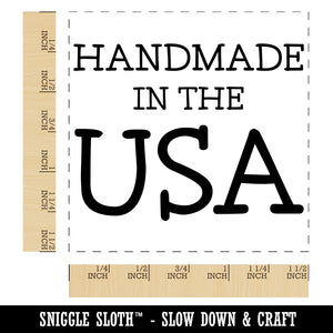 Handmade in the USA America Self-Inking Rubber Stamp Ink Stamper