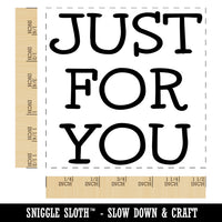 Just For You Fun Text Self-Inking Rubber Stamp Ink Stamper