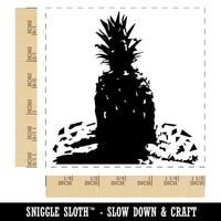 Pineapple Abstract Sketch Self-Inking Rubber Stamp Ink Stamper