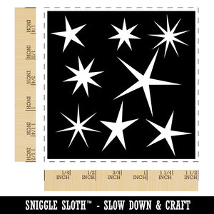 Stars at Night Background Self-Inking Rubber Stamp Ink Stamper