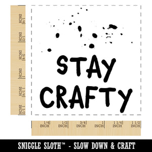 Stay Crafty Ink Splatters Self-Inking Rubber Stamp Ink Stamper