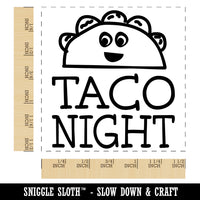 Taco Night Cute Doodle Self-Inking Rubber Stamp Ink Stamper