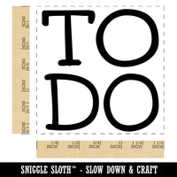 To Do Stacked Fun Text Self-Inking Rubber Stamp Ink Stamper