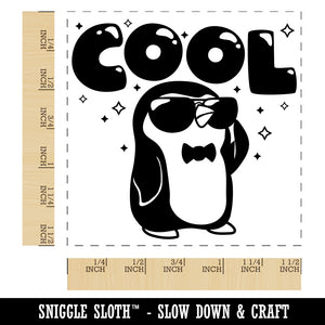 Cool Penguin Self-Inking Rubber Stamp Ink Stamper