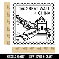 Great Wall of China Destination Travel Self-Inking Rubber Stamp Ink Stamper