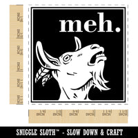 Meh Goat Self-Inking Rubber Stamp Ink Stamper