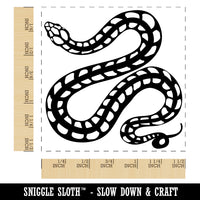Winding Striped Snake Self-Inking Rubber Stamp Ink Stamper