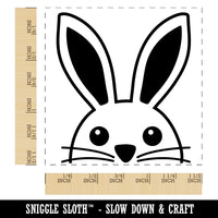 Peeking Bunny Rabbit Self-Inking Rubber Stamp Ink Stamper