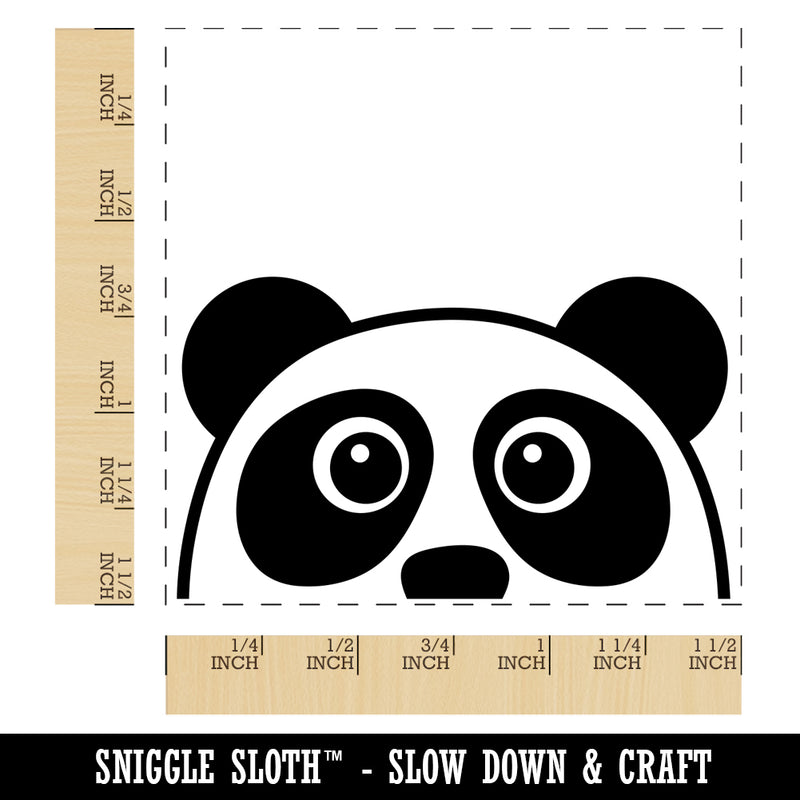 Peeking Panda Self-Inking Rubber Stamp Ink Stamper