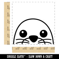 Peeking Seal Self-Inking Rubber Stamp Ink Stamper